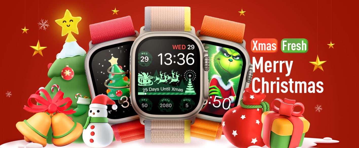 Best Christmas Apple Watch Faces 2025