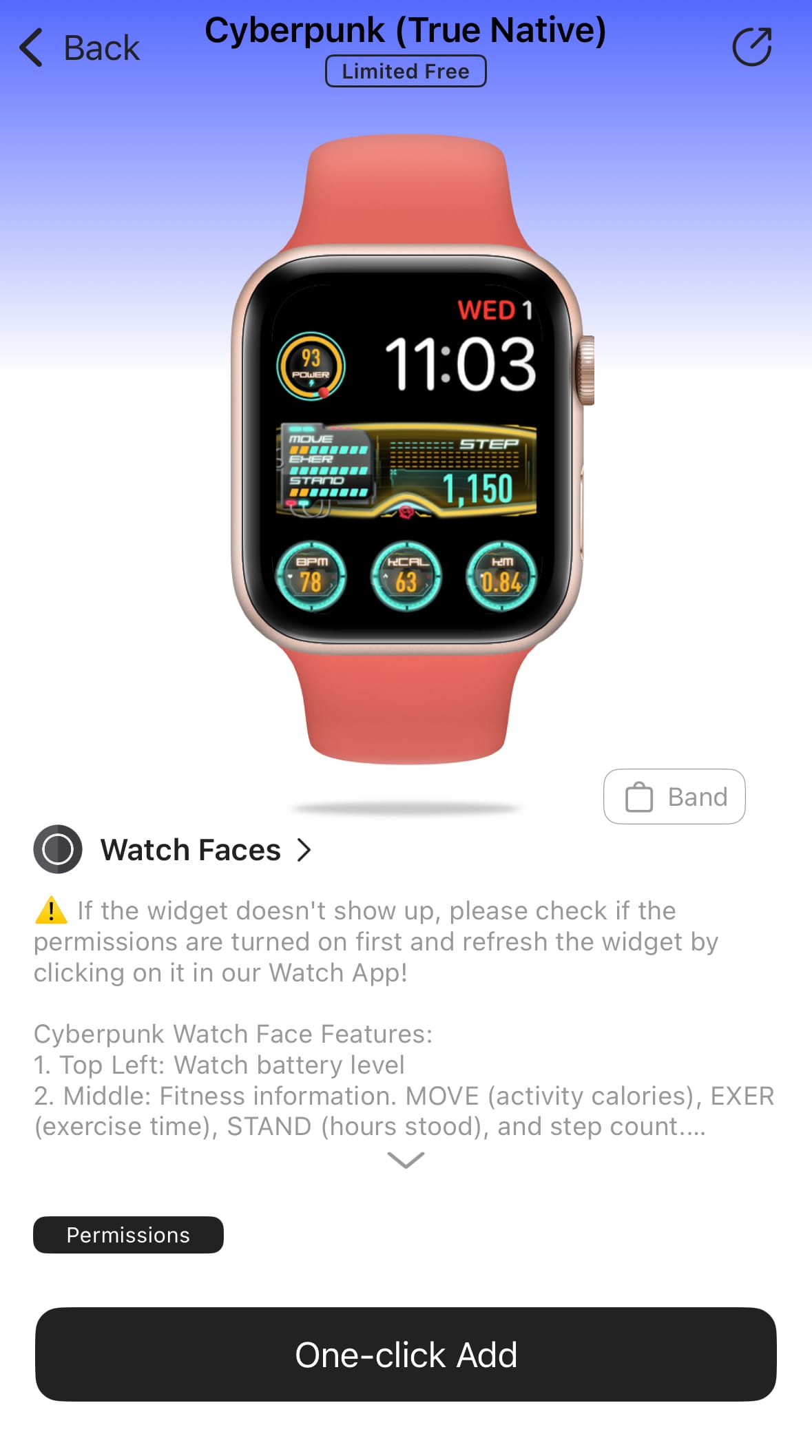 Install watch face on iPhone