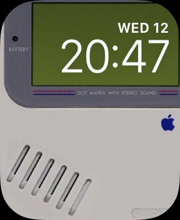 Top text watch faces