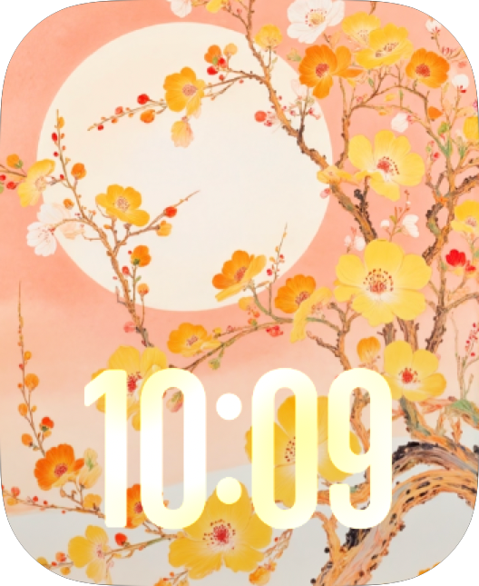 Flowers Are Blooming And The Moon Is Round.
