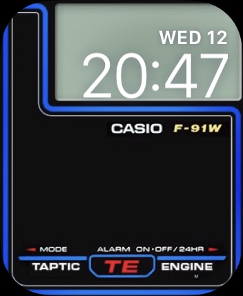 Top text watch faces